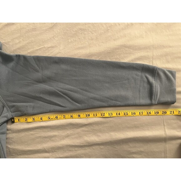 Croft & Barrow Men's L Blue 1/4 Zip Pullover Easy Care Sueded Fleece Size L NWT - Picture 12 of 12